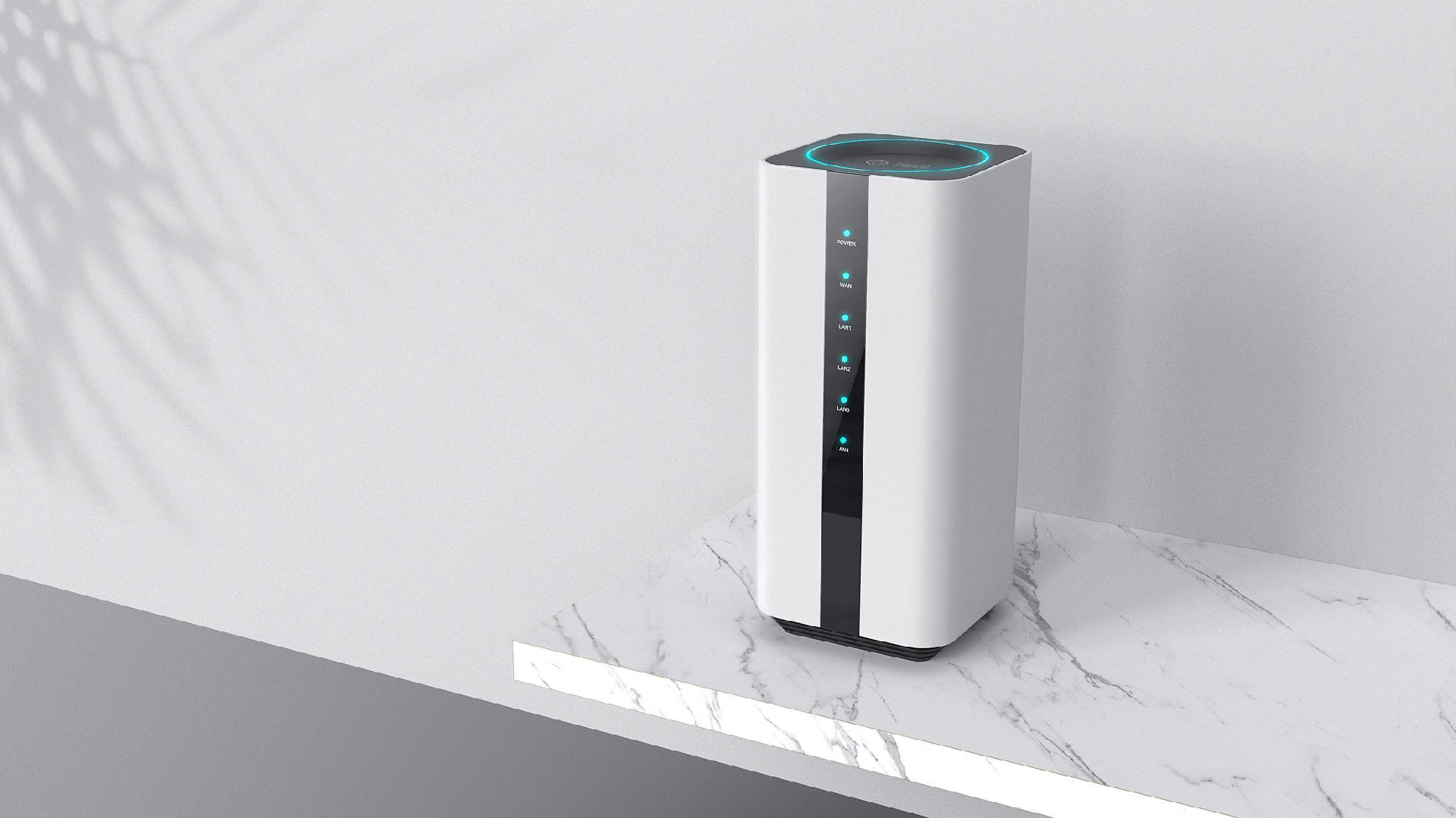 矩形圓形疊加，黑色亞克力面板與環(huán)形氛圍燈的視覺盛宴